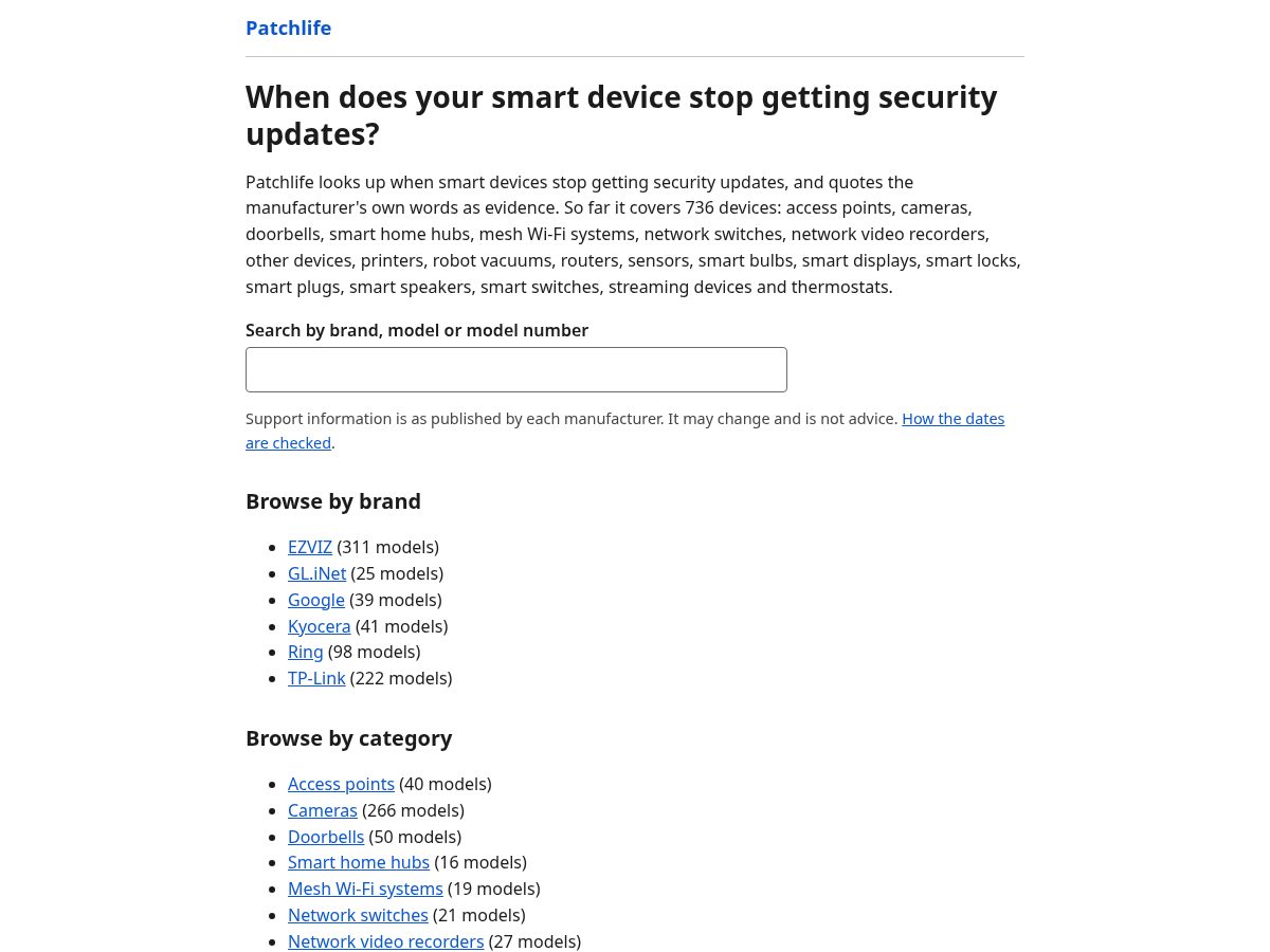 Landing-page snapshot of patchlife.tech
