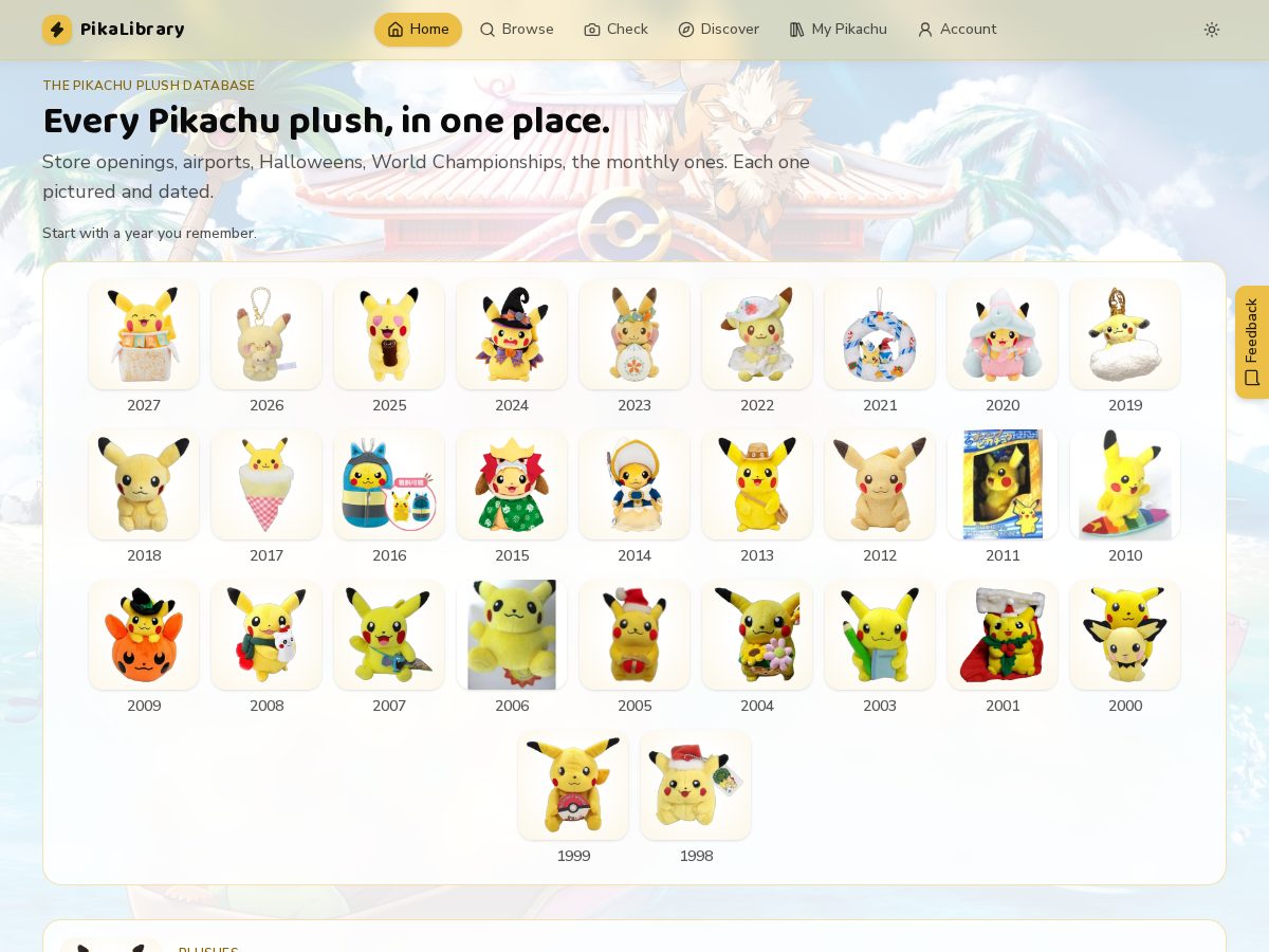 Landing-page snapshot of pikalibrary.com