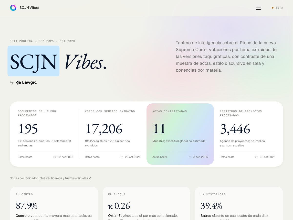 Landing-page snapshot of scjn-vibes.com