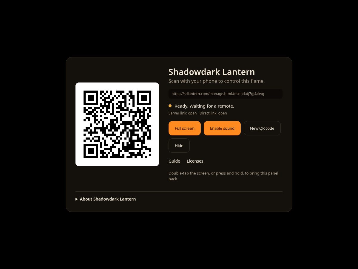Landing-page snapshot of sdlantern.com