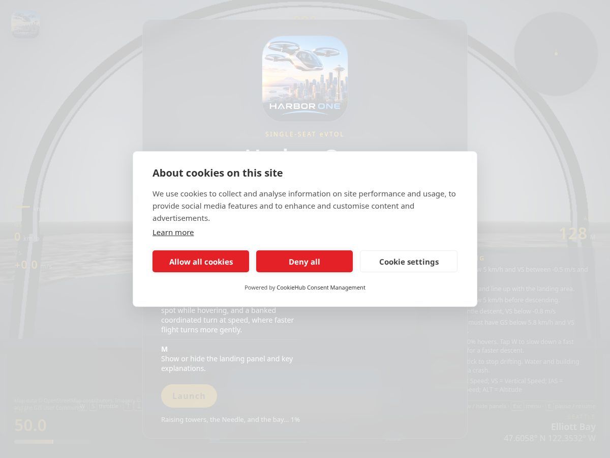 Landing-page snapshot of seattleflydrone.com