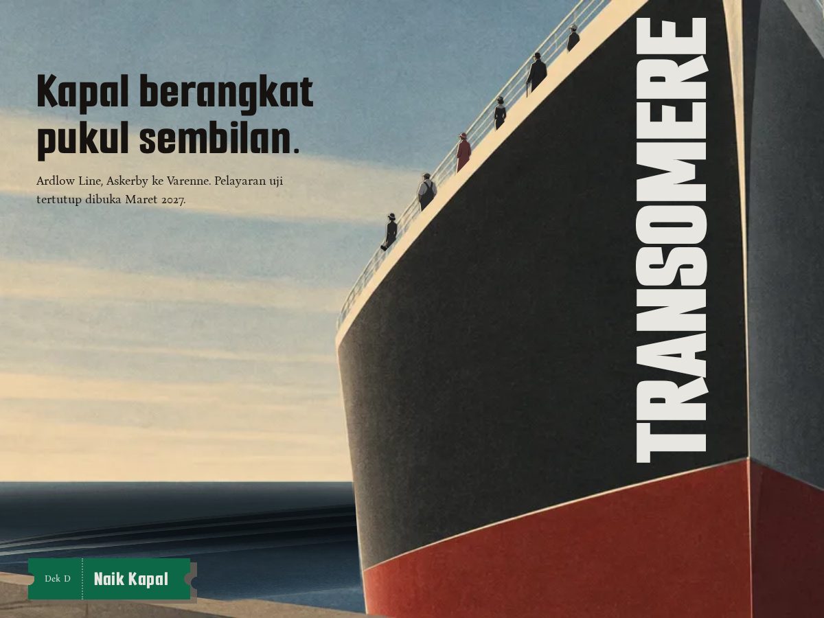 Landing-page snapshot of transomere.com