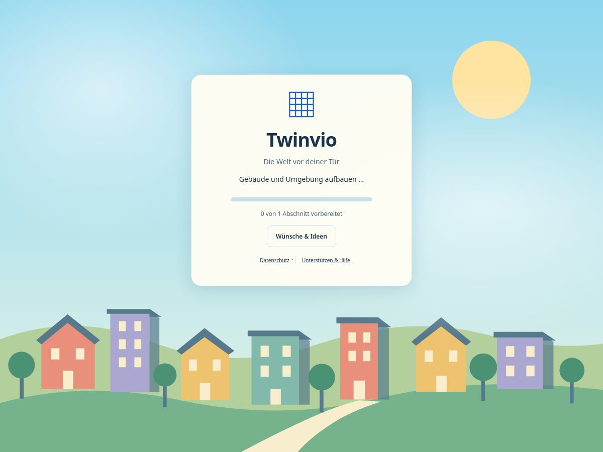 Landing-page snapshot of twinvio.com
