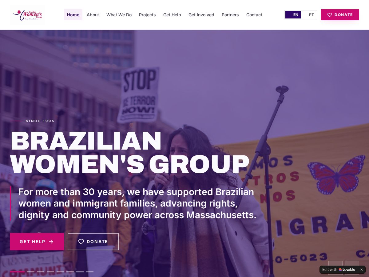 Landing-page snapshot of bwgofficial.org
