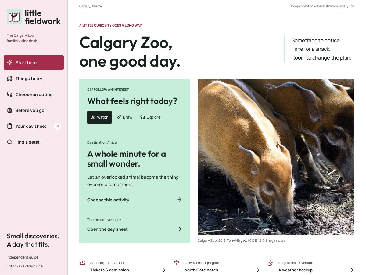 Landing-page snapshot of calgaryzcoo.com