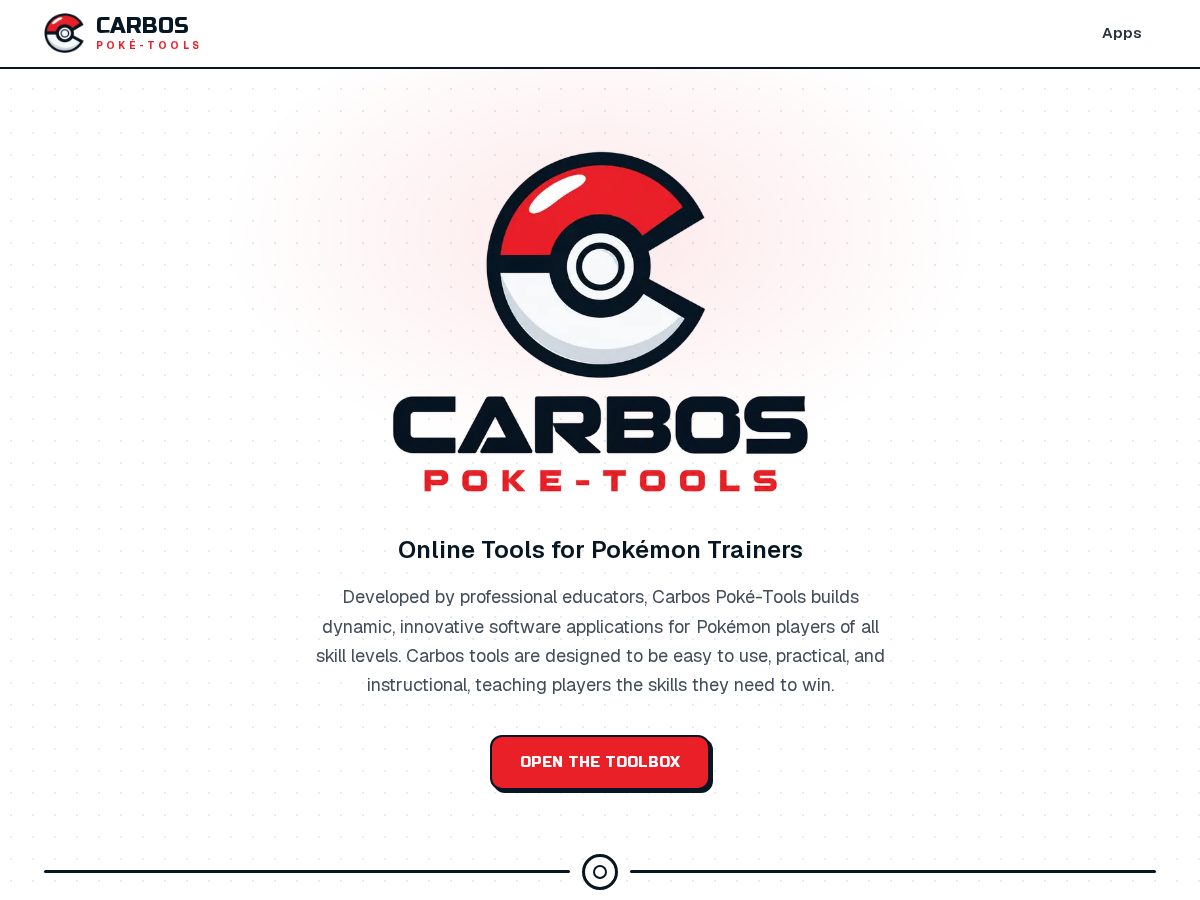 Landing-page snapshot of carbospoketools.com