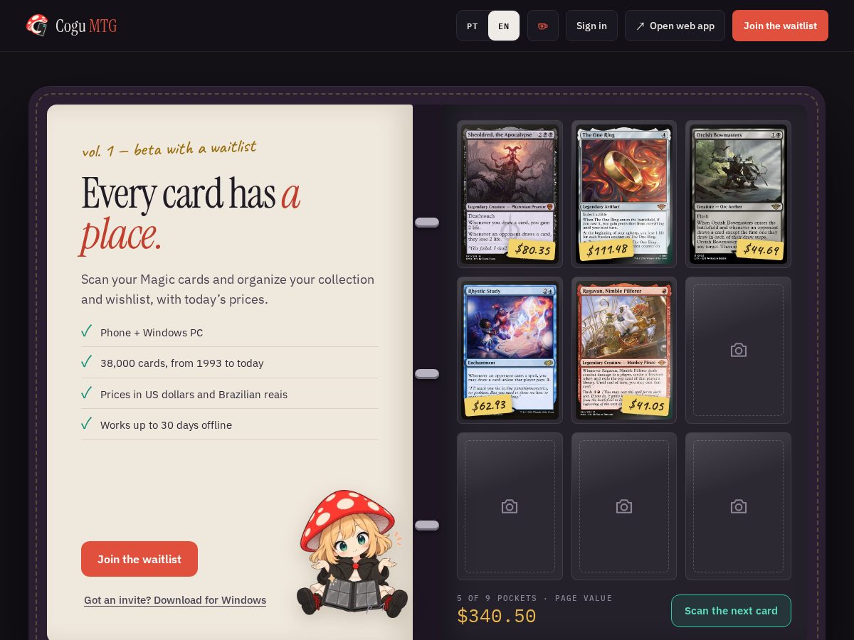 Landing-page snapshot of cogumtg.com