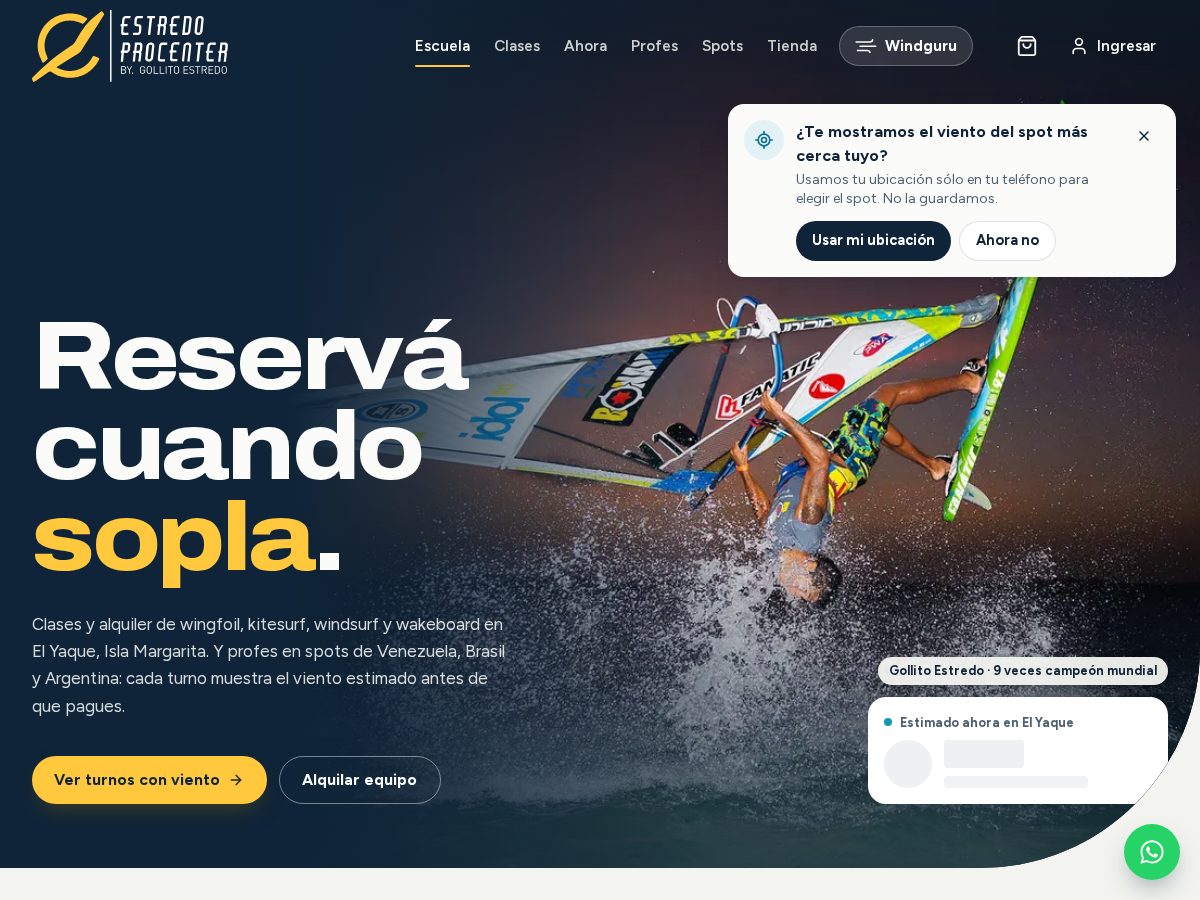Landing-page snapshot of estredoprocenter.com