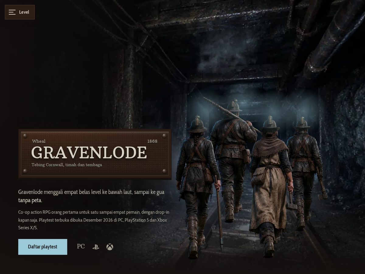 Landing-page snapshot of gravenlode.com