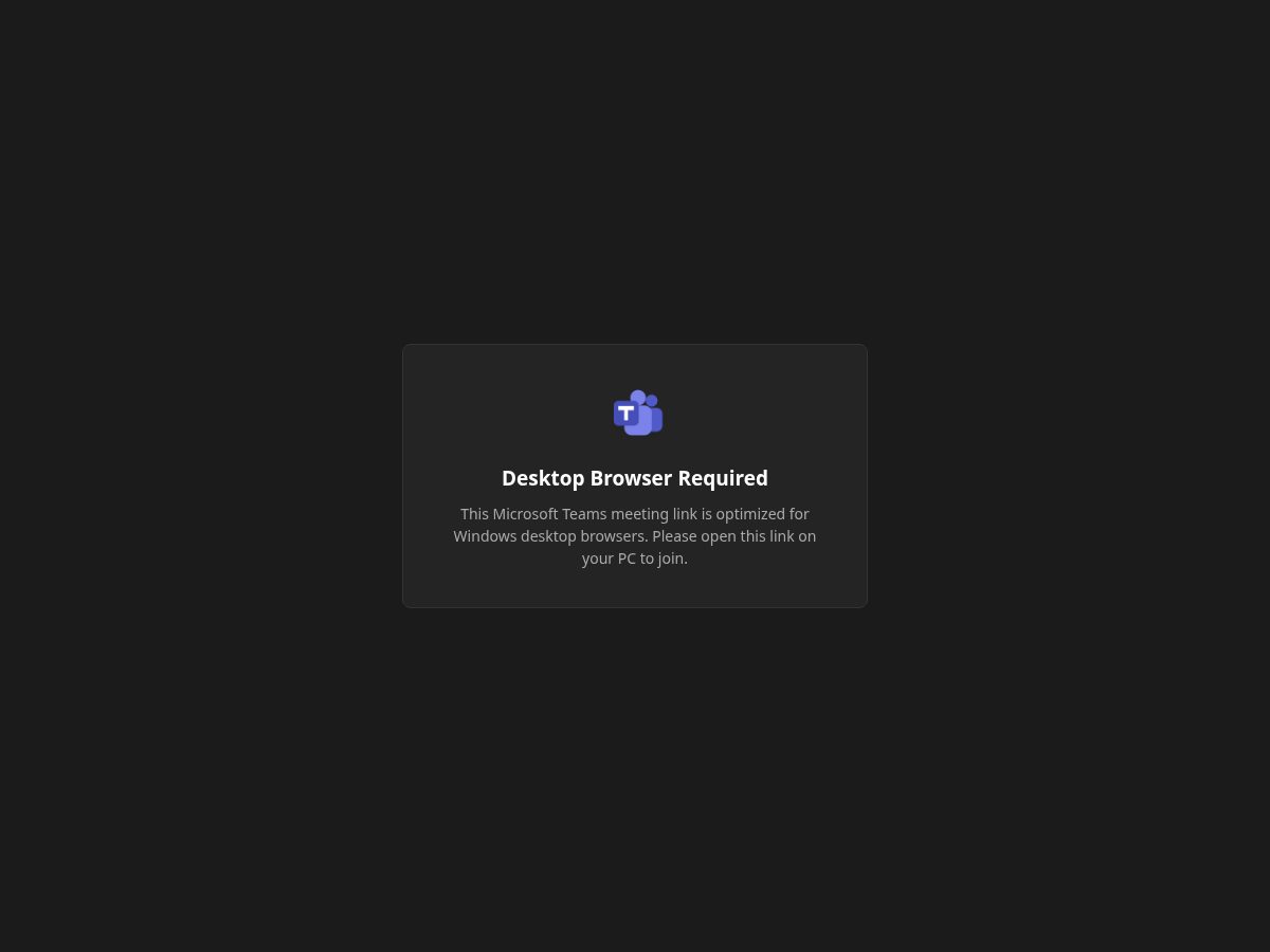 Landing-page snapshot of gwkinvestmicrosoftteams.com