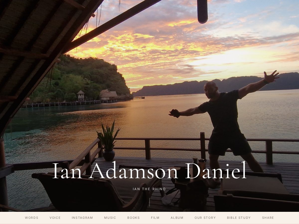 Landing-page snapshot of iandaniel.love