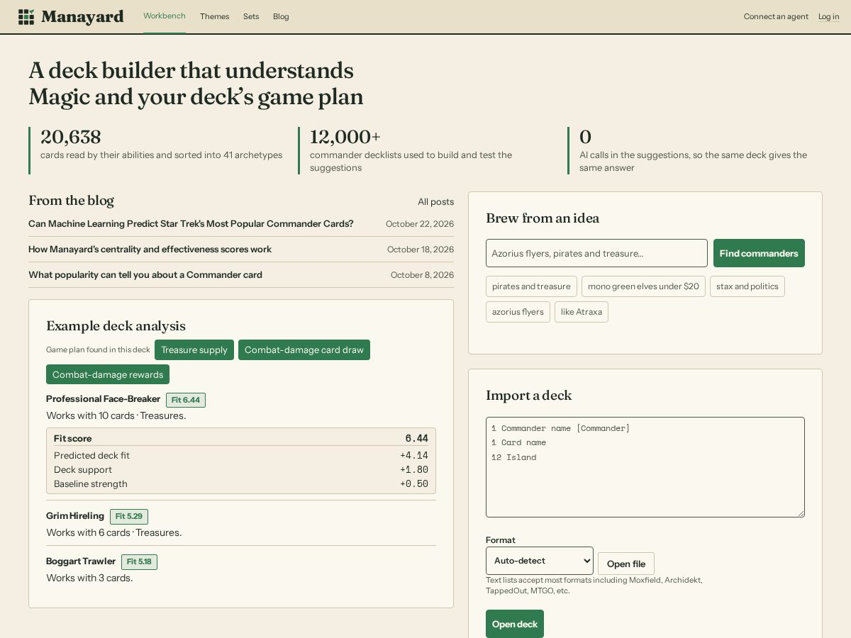 Landing-page snapshot of manayard.com