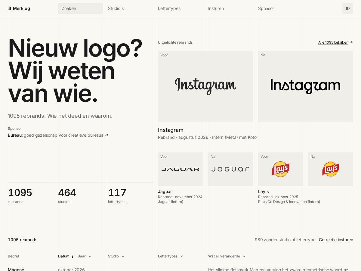 Landing-page snapshot of merklog.com
