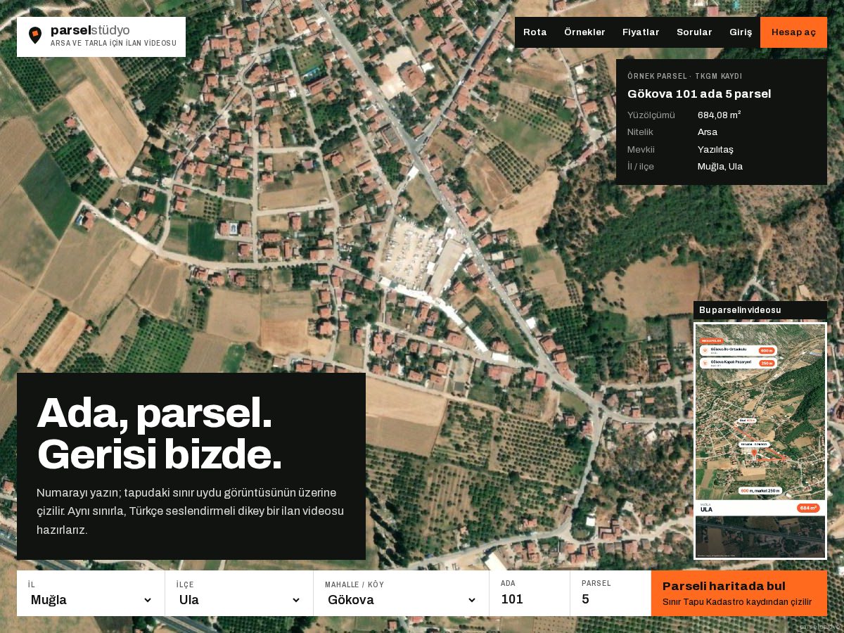 Landing-page snapshot of parselstudyo.com