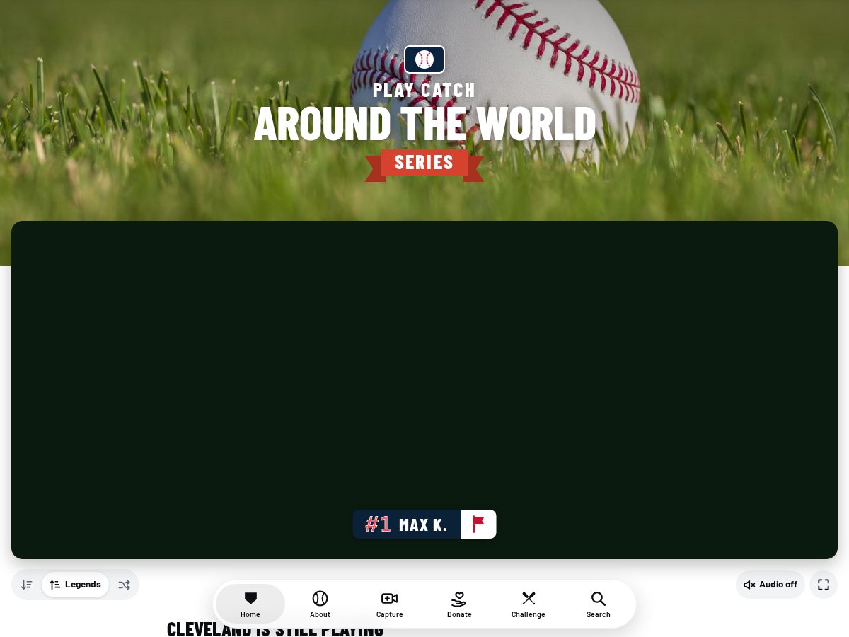 Landing-page snapshot of playcatcharoundtheworldseries.com