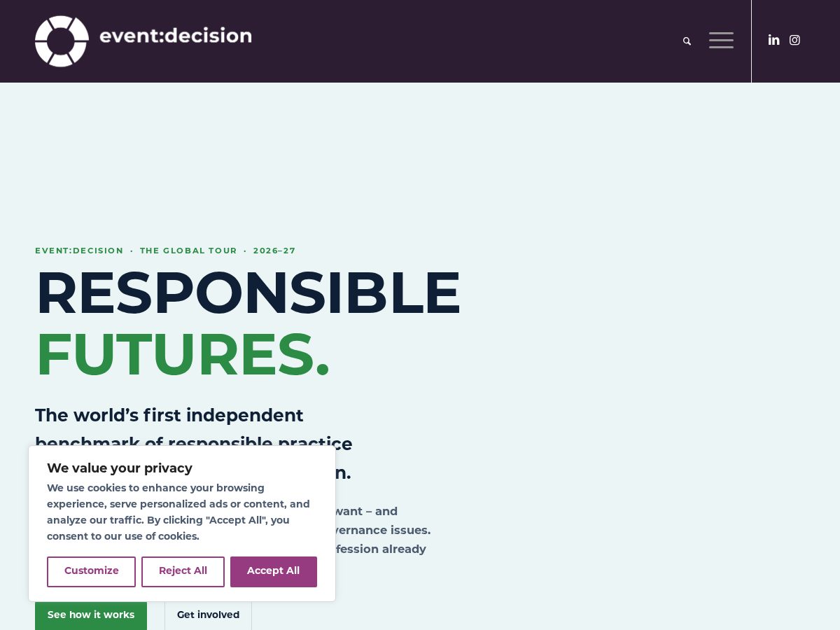 Landing-page snapshot of responsible-futures.com
