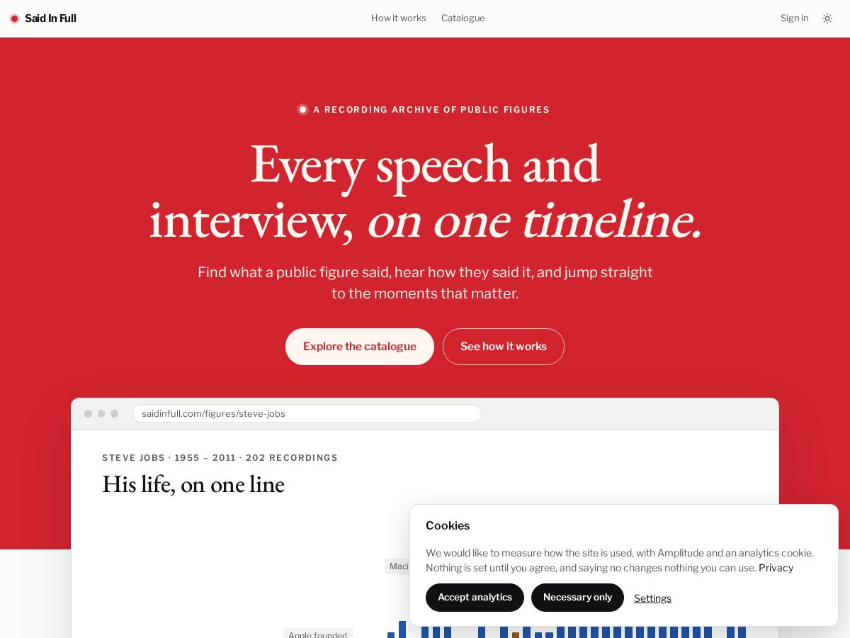 Landing-page snapshot of saidinfull.com