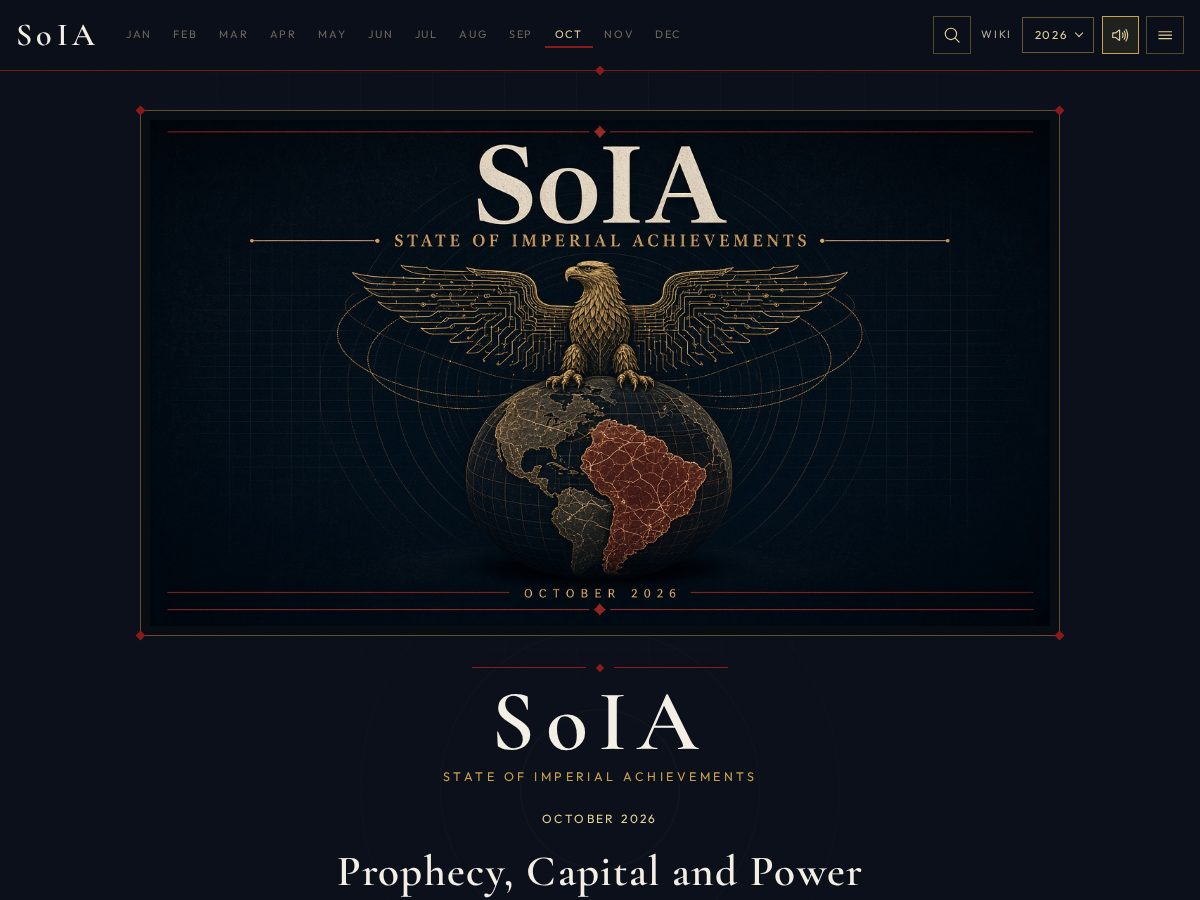 Landing-page snapshot of soiareport.com