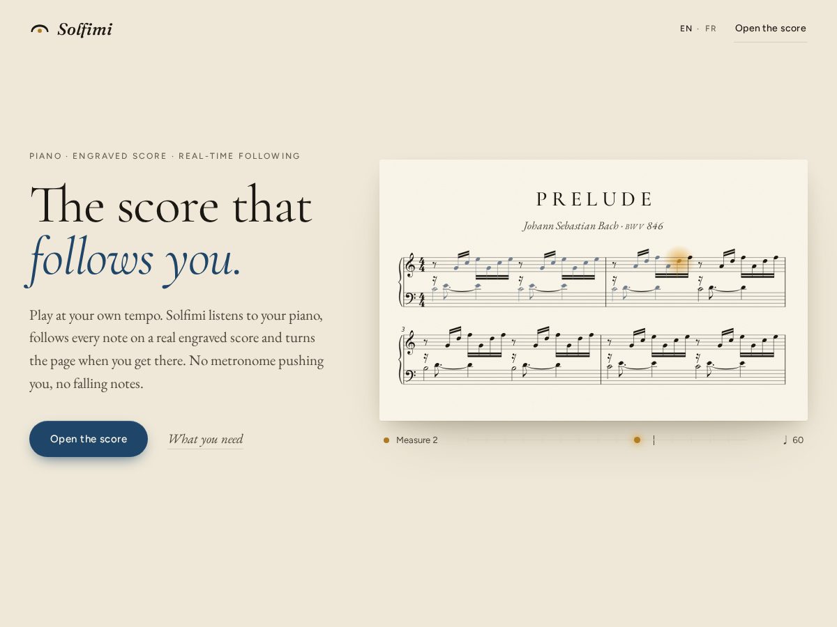 Landing-page snapshot of solfimi.com