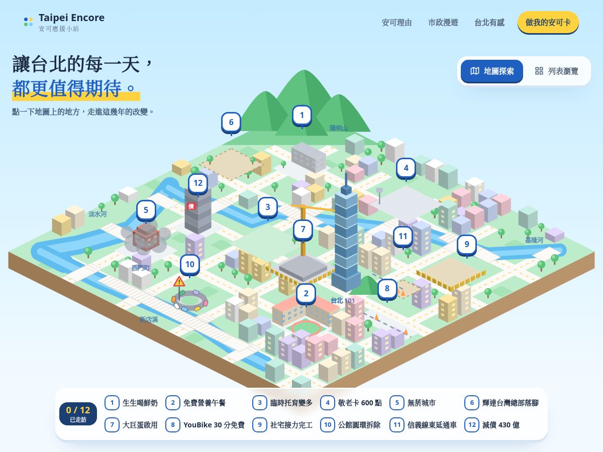 Landing-page snapshot of taipeiencore.info
