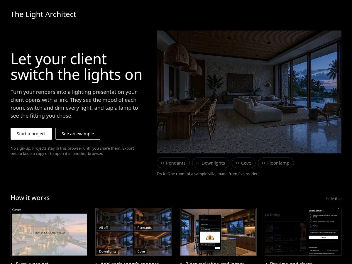 Landing-page snapshot of thelightarchitects.com