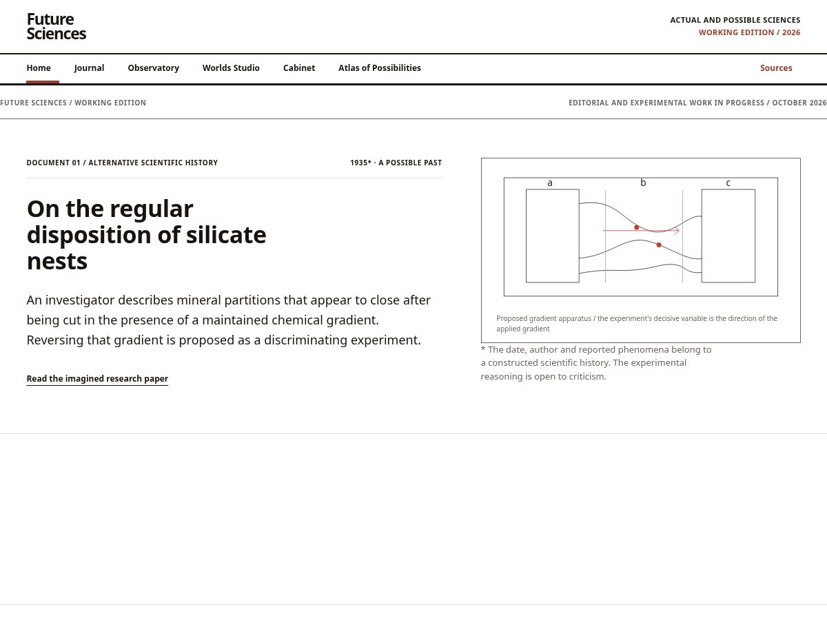 Landing-page snapshot of unmade.world