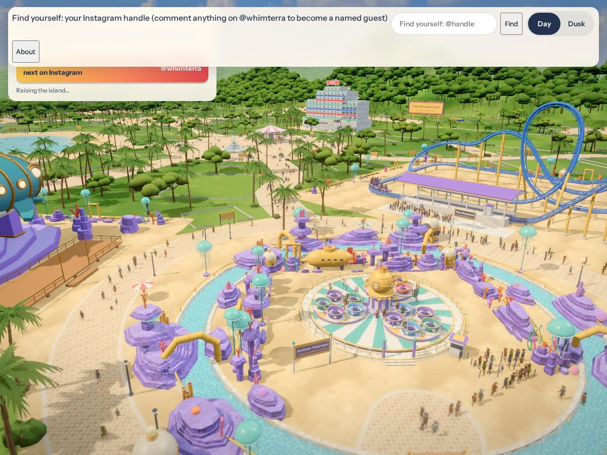 Landing-page snapshot of whimterra.com