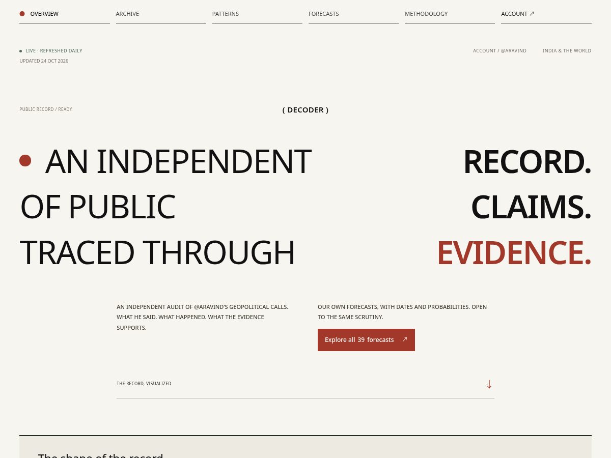 Landing-page snapshot of xdecoder.site