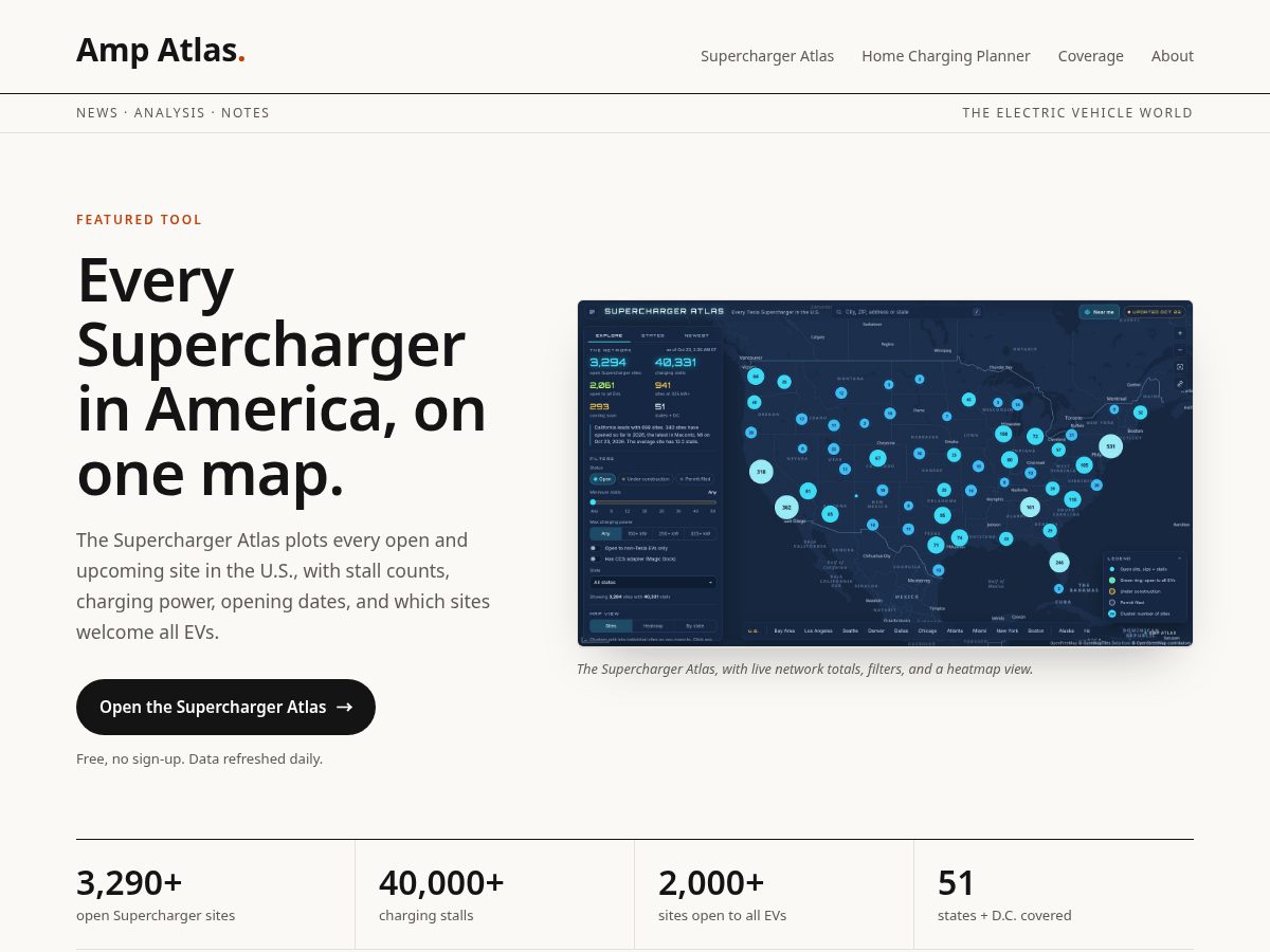 Landing-page snapshot of ampatlas.net