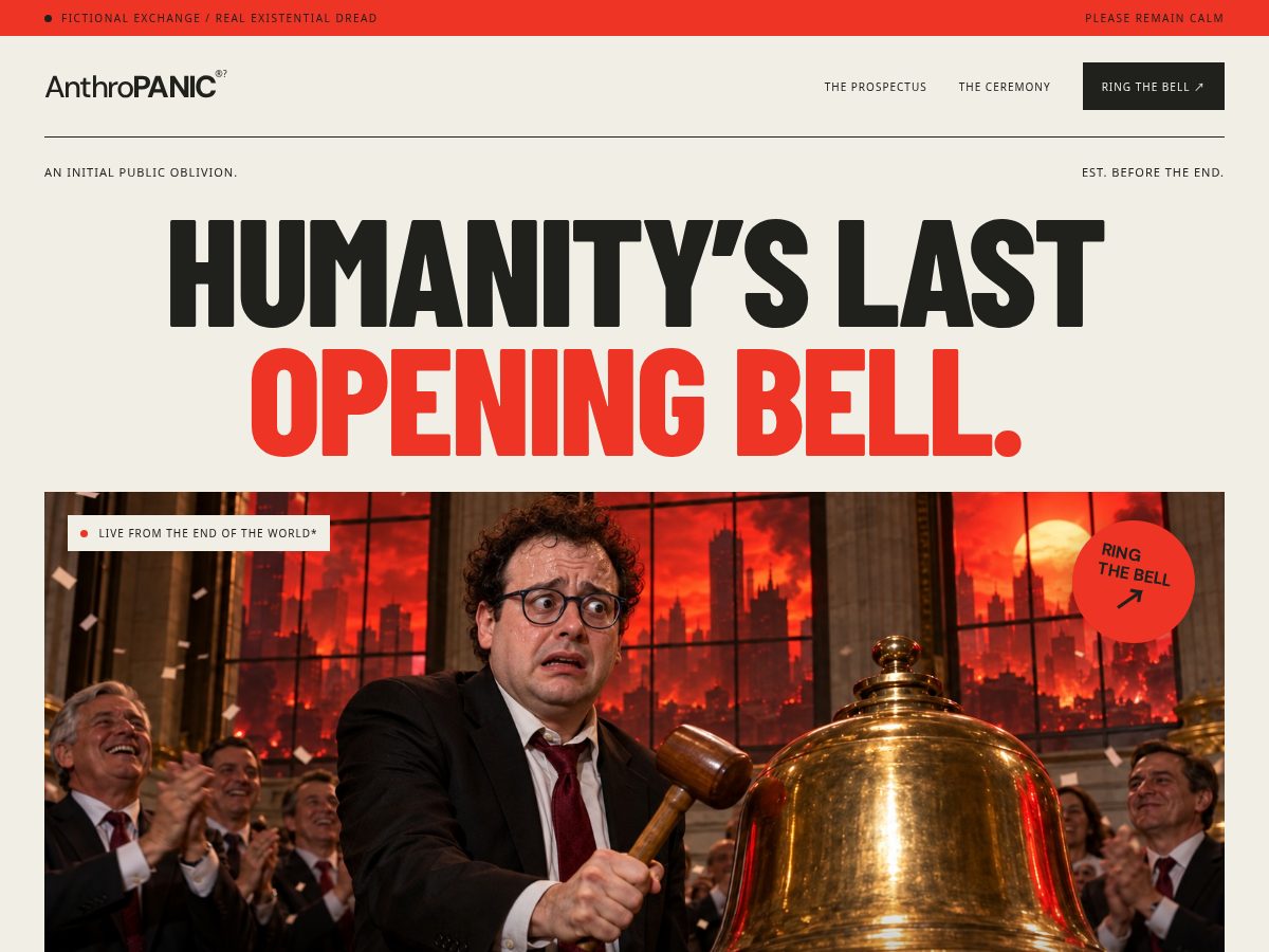 Landing-page snapshot of anthropanic.space