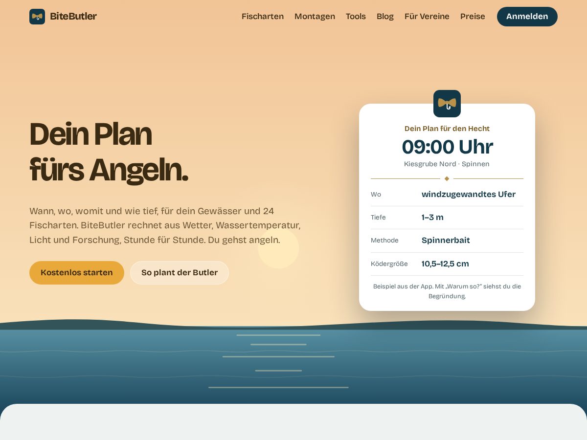 Landing-page snapshot of bitebutler.app