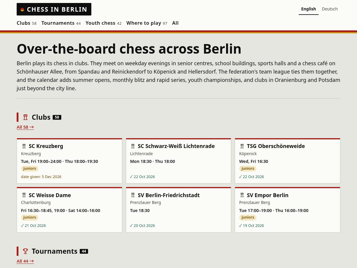 Landing-page snapshot of chessinberlin.com