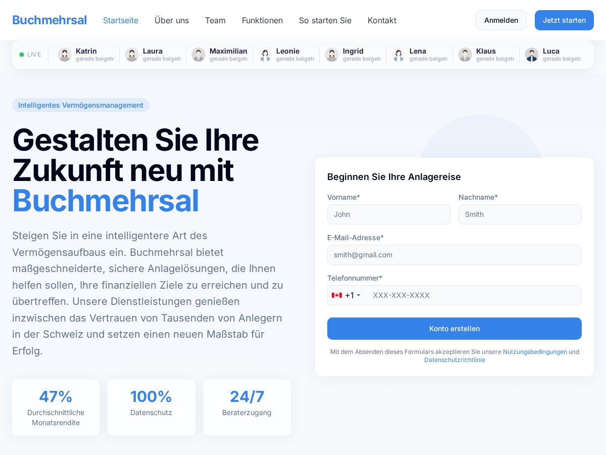 Landing-page snapshot of credovixiapro.live