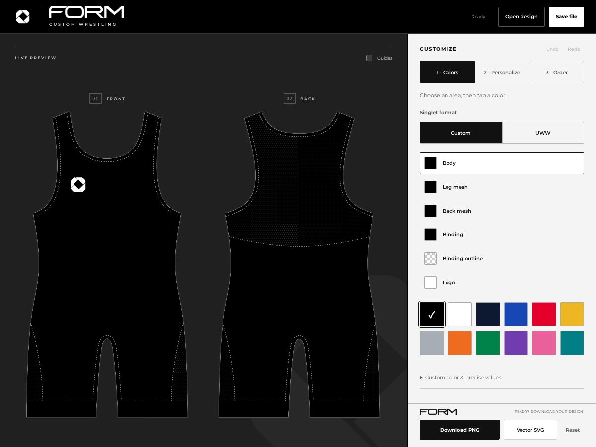 Landing-page snapshot of formwrestling.com