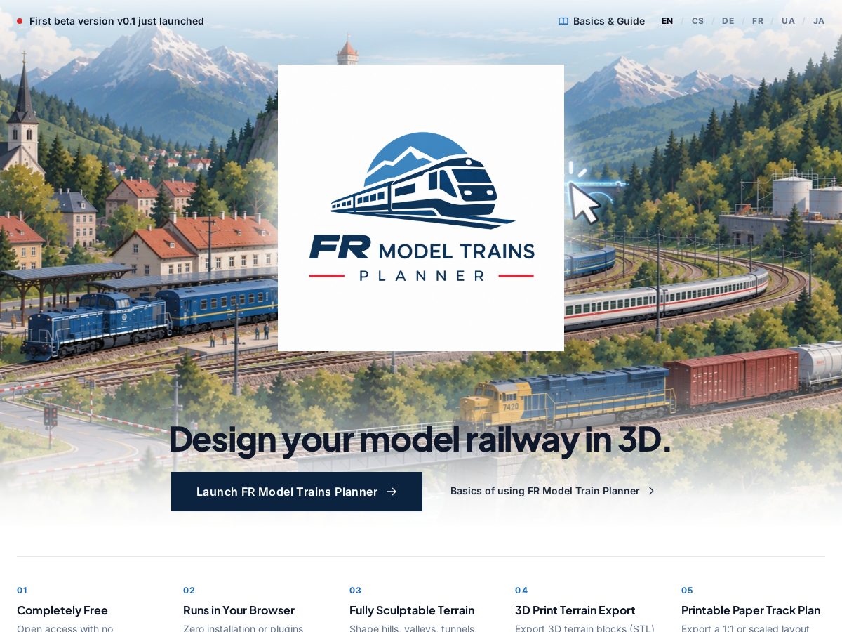 Landing-page snapshot of frplanner.online