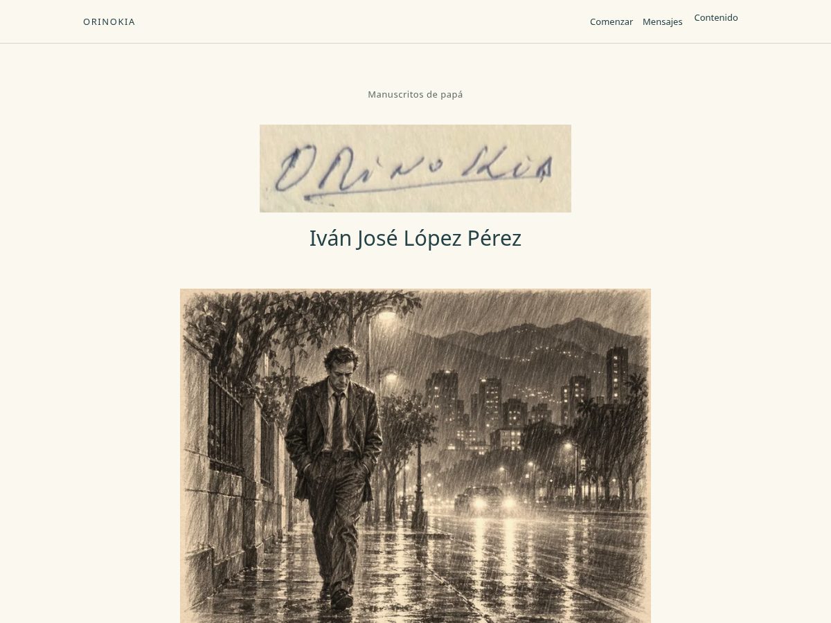 Landing-page snapshot of ivanlopezperez.com