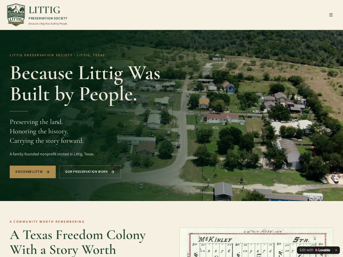 Landing-page snapshot of littigpreservationsociety.org
