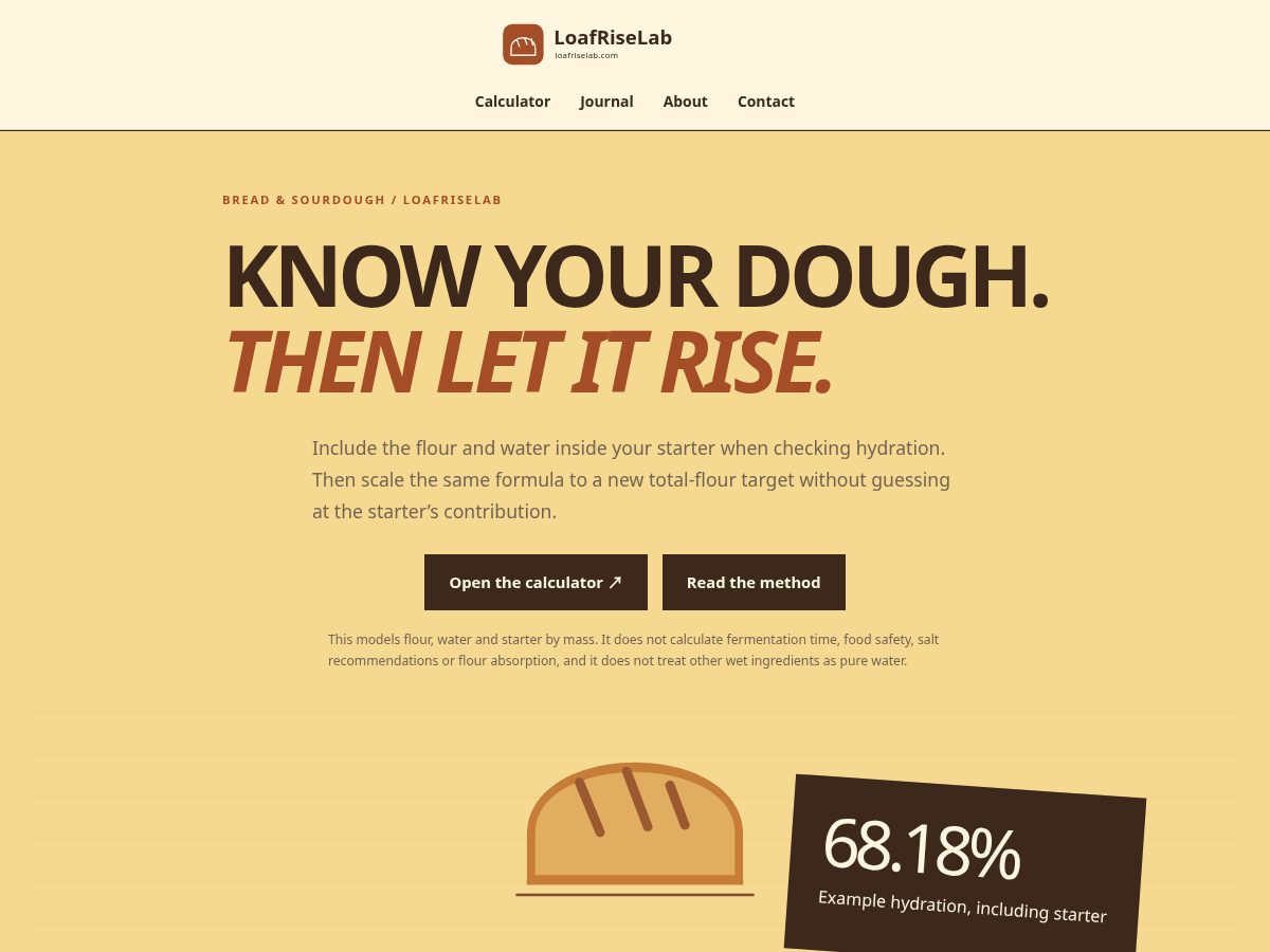 Landing-page snapshot of loafriselab.com