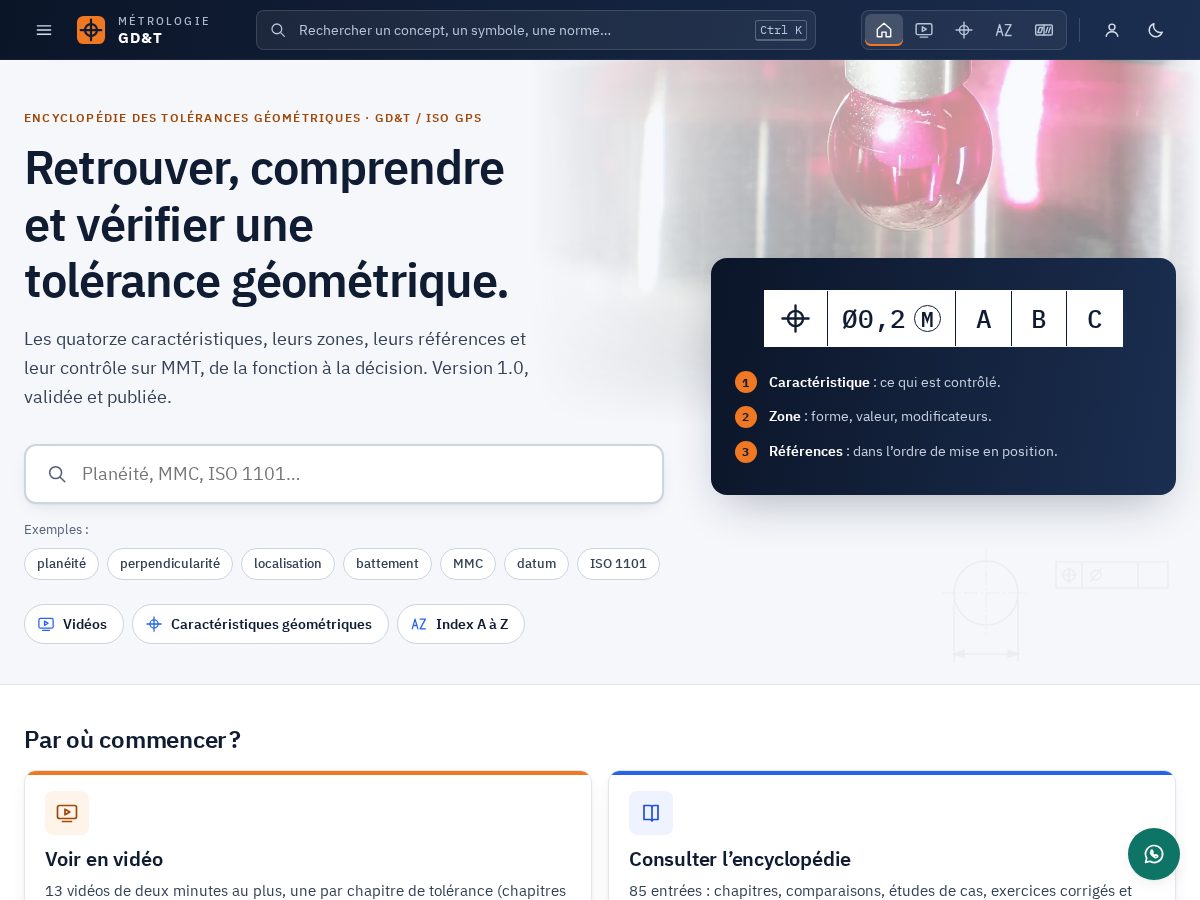 Landing-page snapshot of metrologiegdt.com