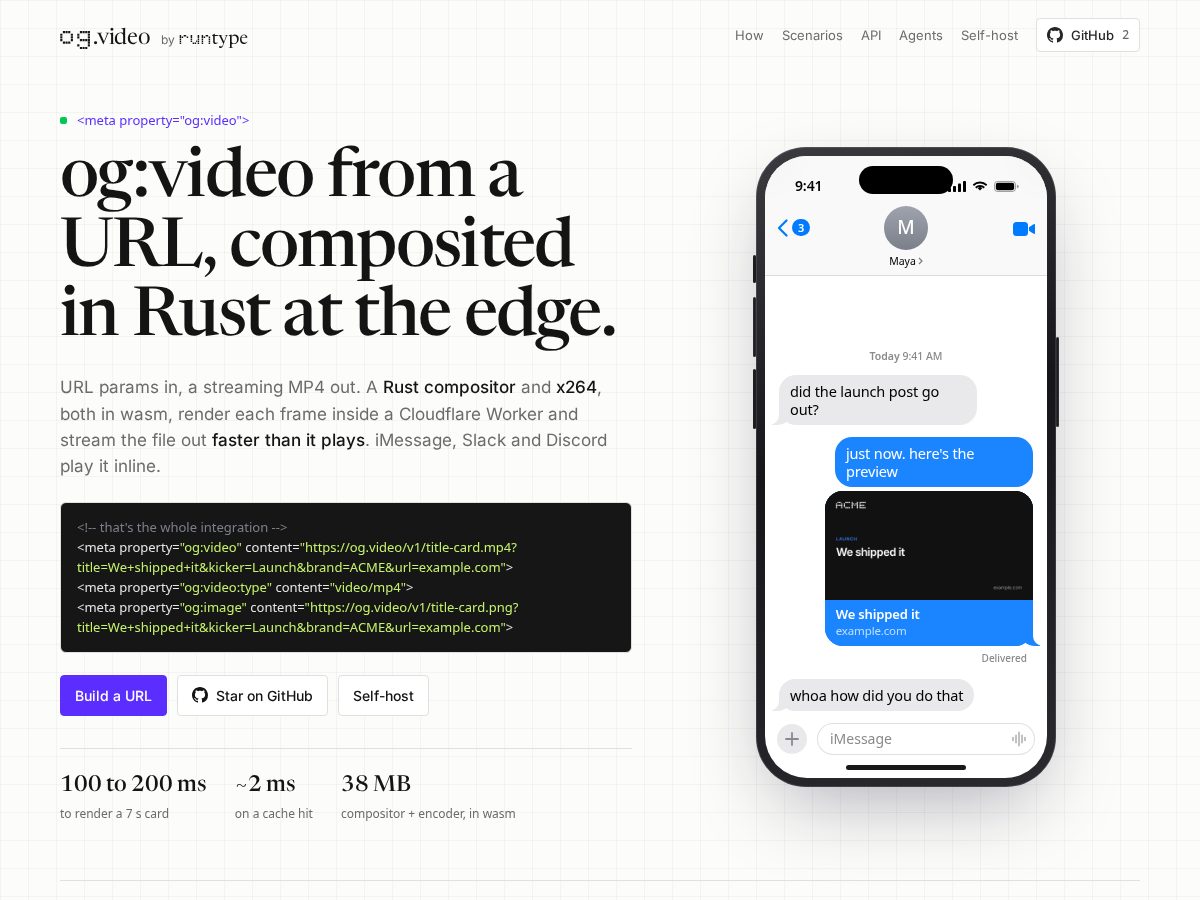 Landing-page snapshot of og.video
