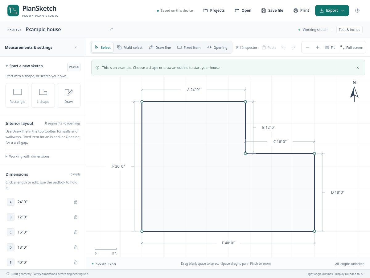 Landing-page snapshot of plansketch.app