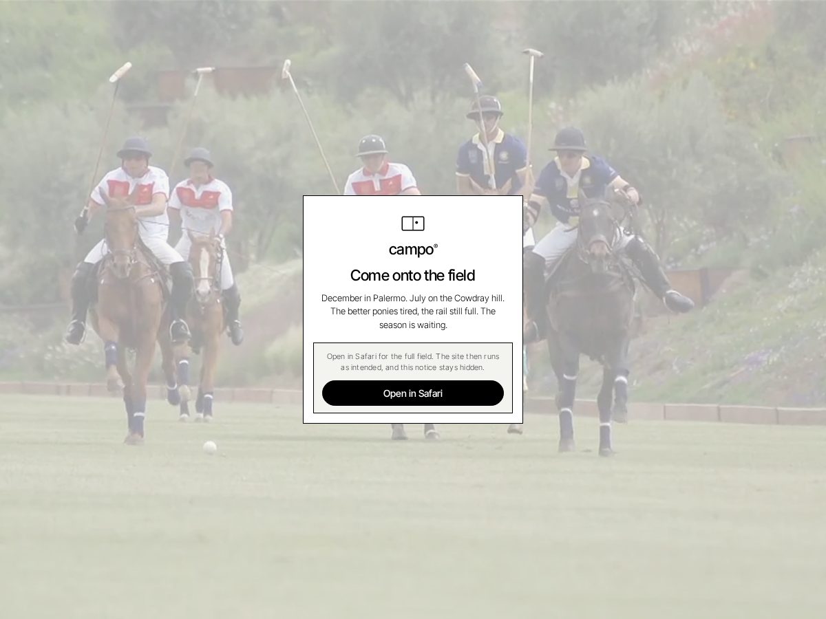 Landing-page snapshot of poloclubdirectory.com