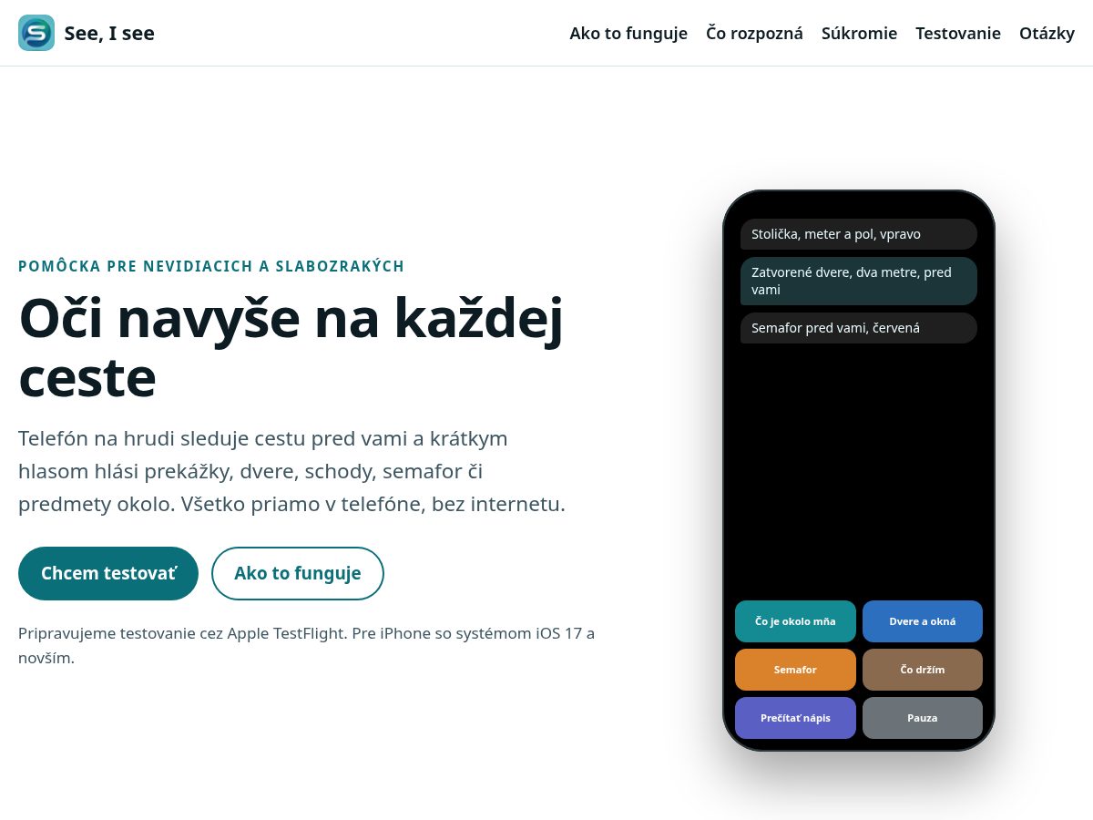 Landing-page snapshot of seeisee.online