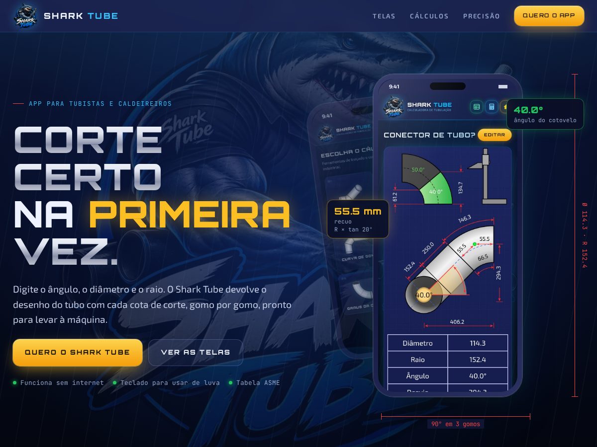 Landing-page snapshot of sharktube.app