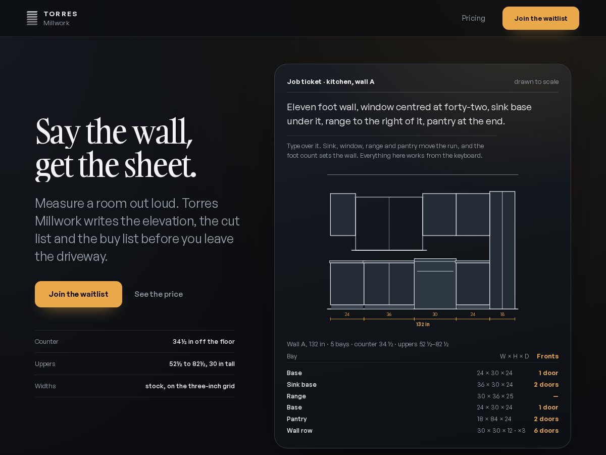 Landing-page snapshot of torrestradetech.com