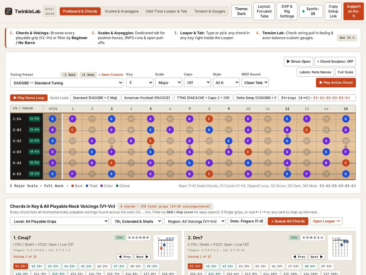 Landing-page snapshot of twinklelab.app