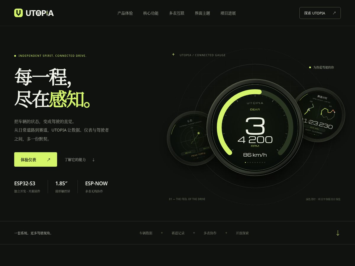 Landing-page snapshot of utopia-tech.net