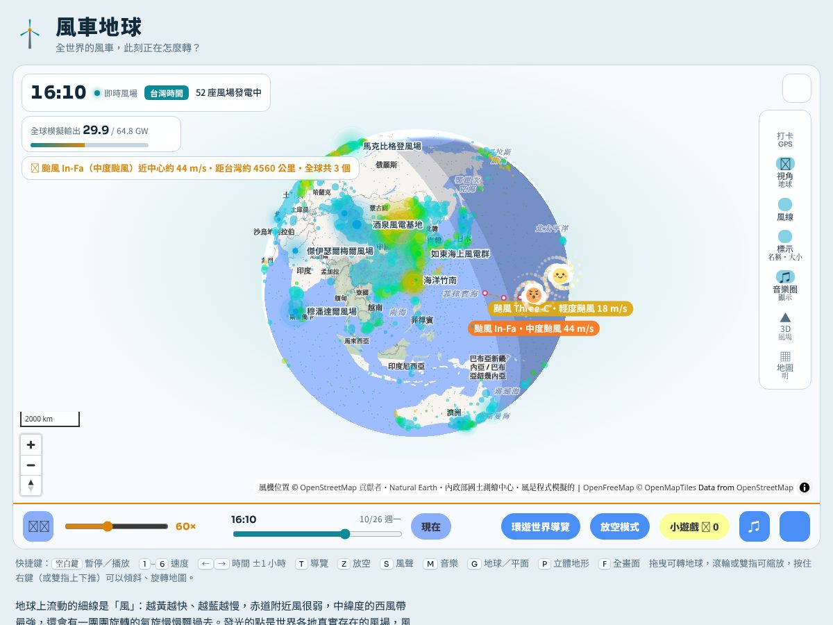 Landing-page snapshot of windpowerglobe.com