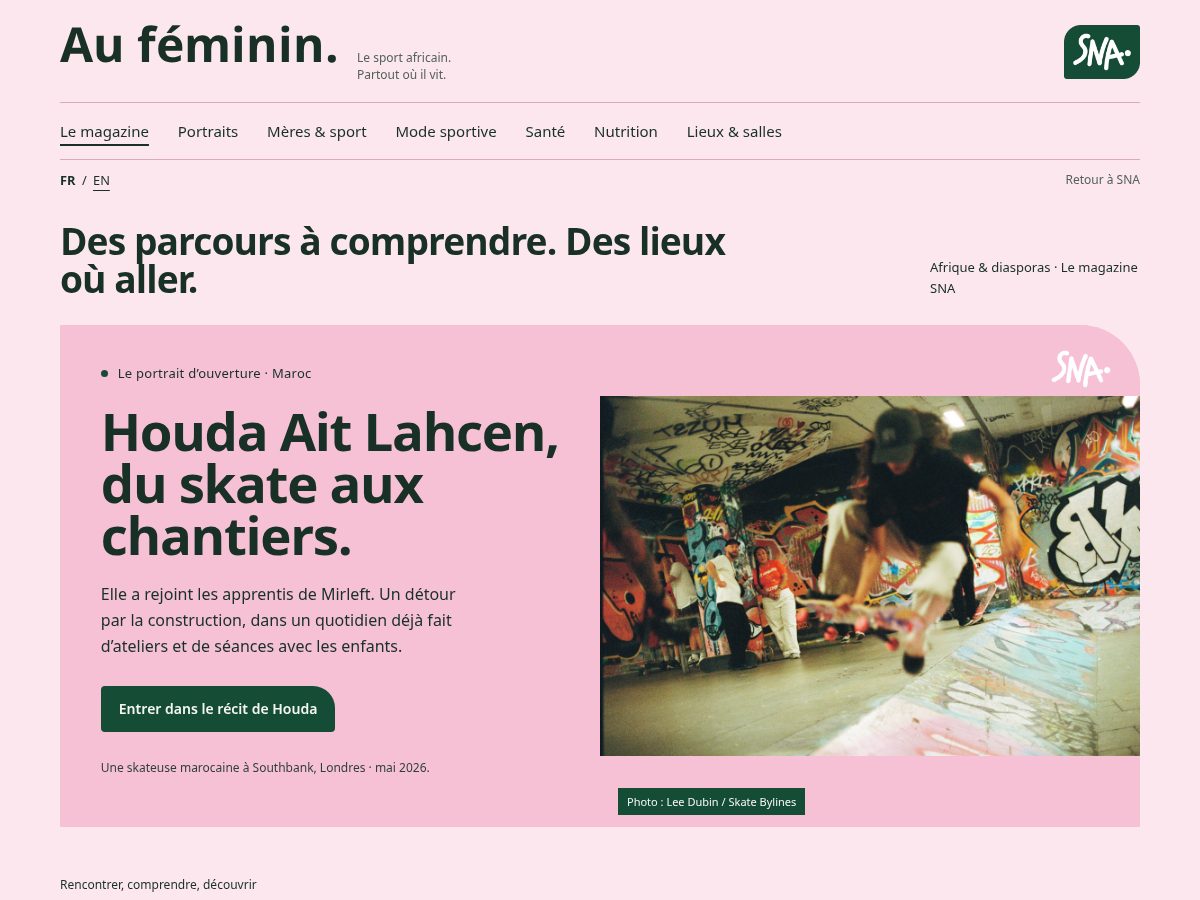 Landing-page snapshot of womansportnewsafrica.com
