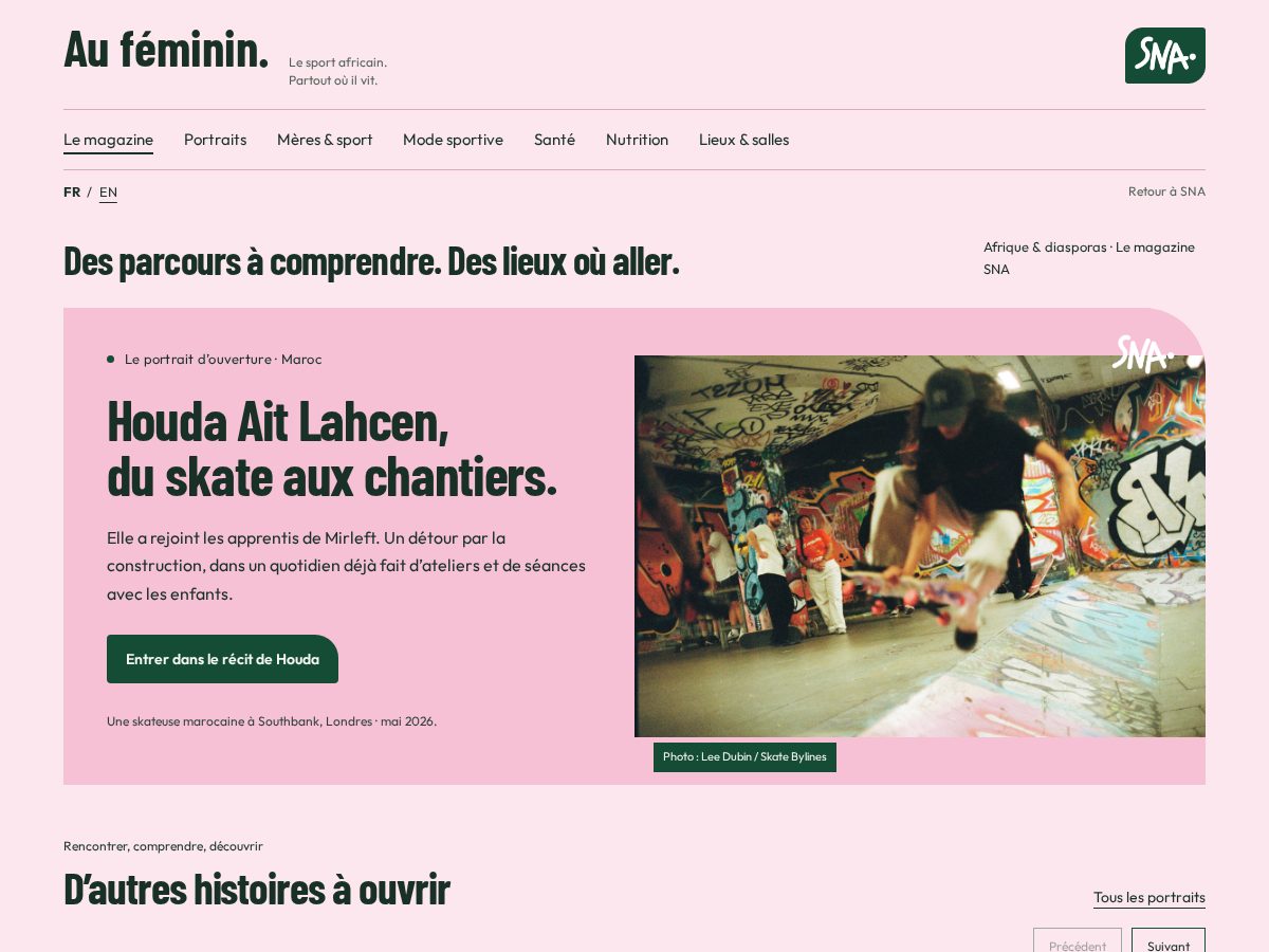 Landing-page snapshot of womensportnewsafrica.com